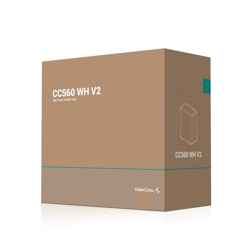 Корпус DeepCool CC560 V2 White (R-CC560-WHGAA4-G-2) без БЖ