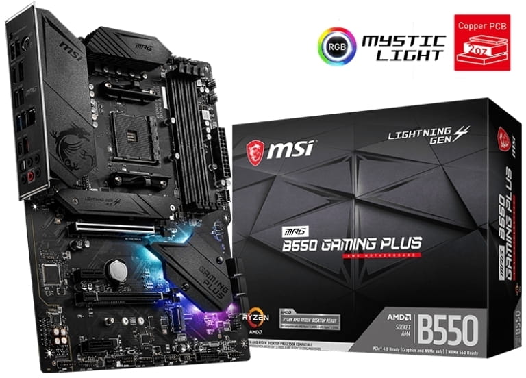 Материнская плата MSI MPG B550 Gaming Plus Socket AM4