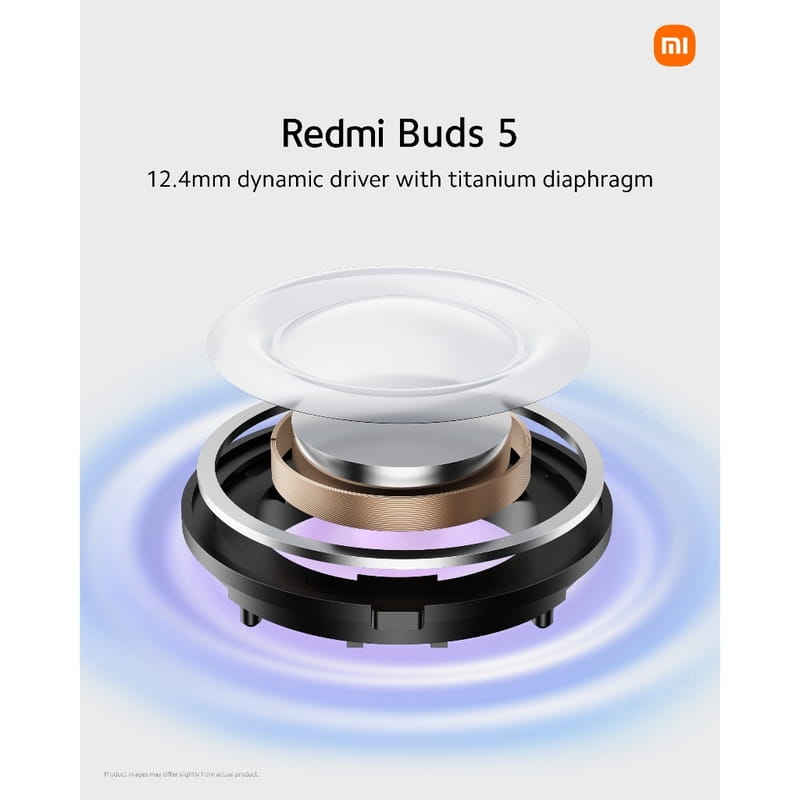 Bluetooth-гарнітура Xiaomi Redmi Buds 5 Black (BHR7627GL)_