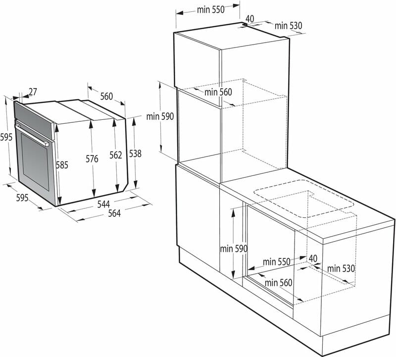 Духова шафа Gorenje BPS6737E04DBG