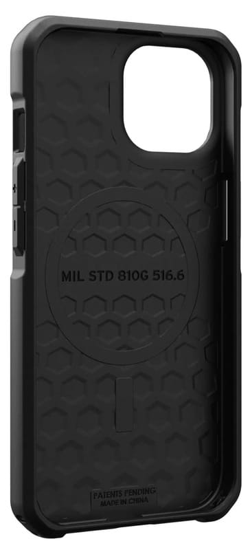 Чeхол-накладка Urban Armor Gear Metropolis LT Magsafe для Apple iPhone 15 Kevlar Black (114315113940)