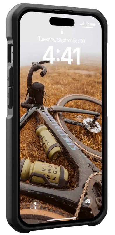 Чeхол-накладка Urban Armor Gear Metropolis LT Magsafe для Apple iPhone 15 Kevlar Black (114315113940)