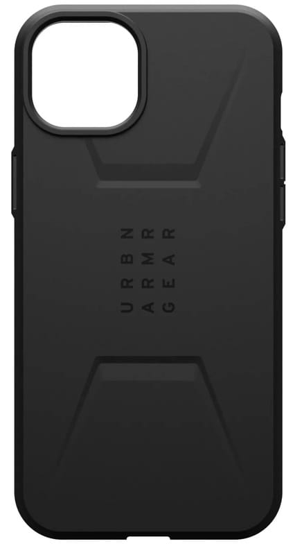 Чохол-накладка Urban Armor Gear Civilian Magsafe для Apple iPhone 15 Plus Black (114306114040)