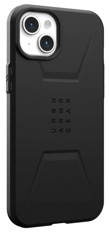 Чeхол-накладка Urban Armor Gear Civilian Magsafe для Apple iPhone 15 Plus Black (114306114040)