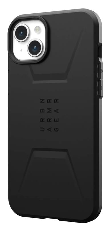 Чeхол-накладка Urban Armor Gear Civilian Magsafe для Apple iPhone 15 Plus Black (114306114040)
