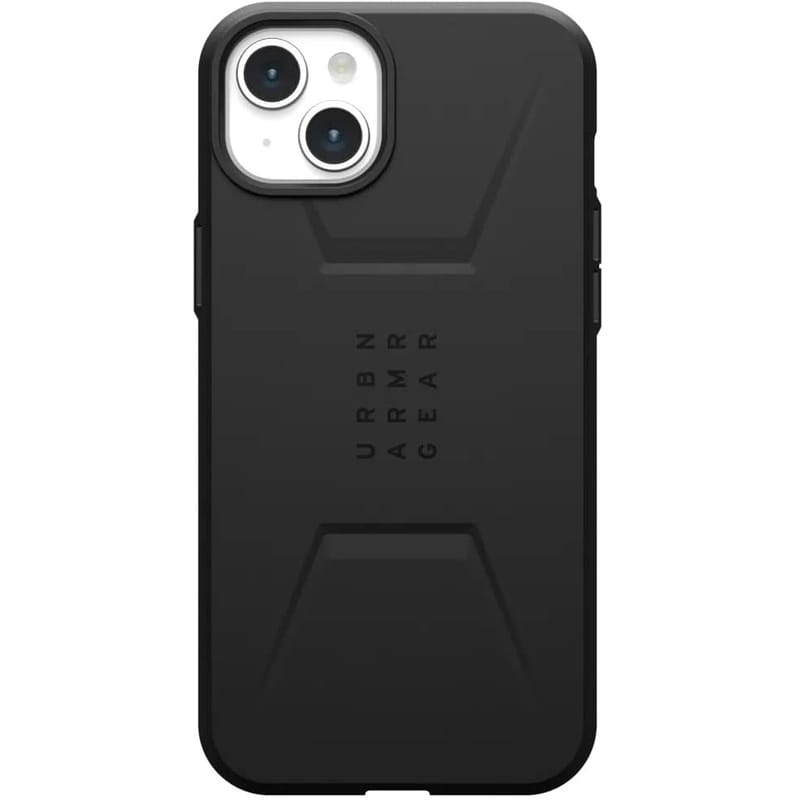 Чeхол-накладка Urban Armor Gear Civilian Magsafe для Apple iPhone 15 Plus Black (114306114040)