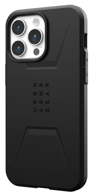 Чeхол-накладка Urban Armor Gear Civilian Magsafe для Apple iPhone 15 Pro Max Black (114295114040)