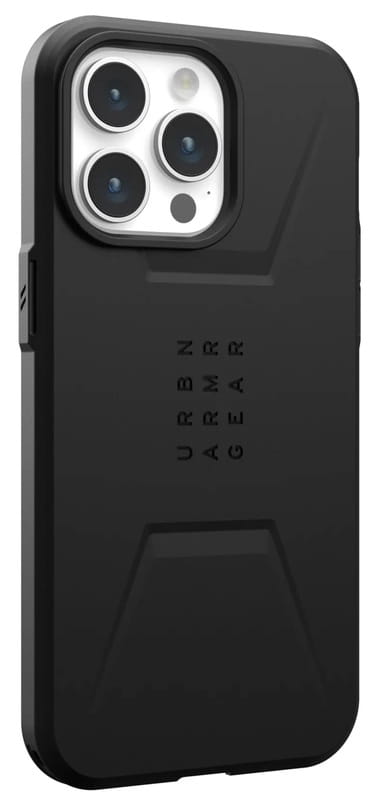 Чохол-накладка Urban Armor Gear Civilian Magsafe для Apple iPhone 15 Pro Max Black (114295114040)