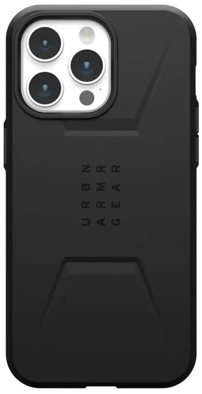 Чeхол-накладка Urban Armor Gear Civilian Magsafe для Apple iPhone 15 Pro Max Black (114295114040)