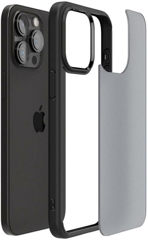 Чeхол-накладка Spigen Ultra Hybrid для Apple iPhone 15 Pro Frost Black (ACS06709)