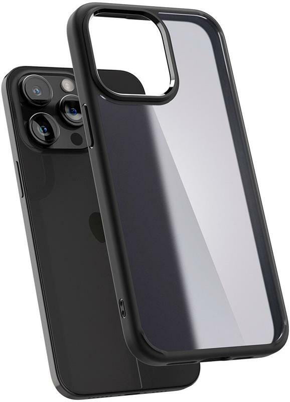 Чохол-накладка Spigen Ultra Hybrid для Apple iPhone 15 Pro Frost Black (ACS06709)