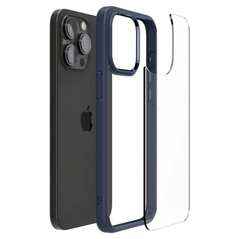 Чохол-накладка Spigen Ultra Hybrid для Apple iPhone 15 Pro Max Navy Blue (ACS06573)