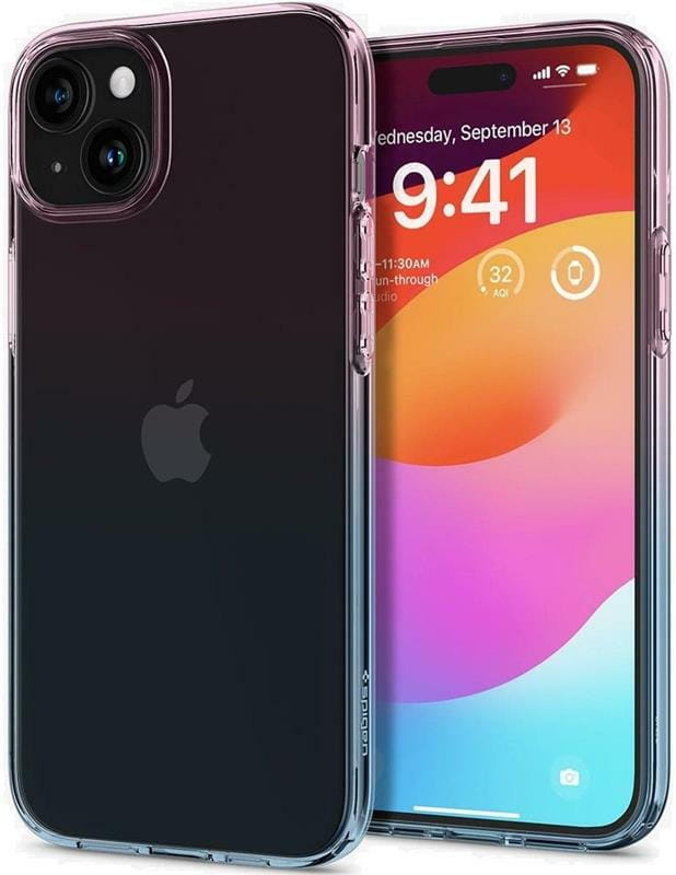 Чeхол-накладка Spigen Liquid Crystal для Apple iPhone 15 Gradation Pink (ACS06787)