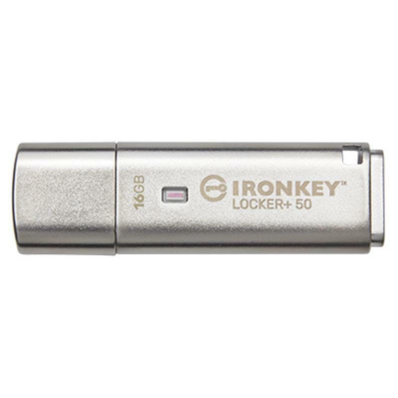 Флеш-накопитель USB3.2 16GB Kingston IronKey Locker+ 50 (IKLP50/16GB)