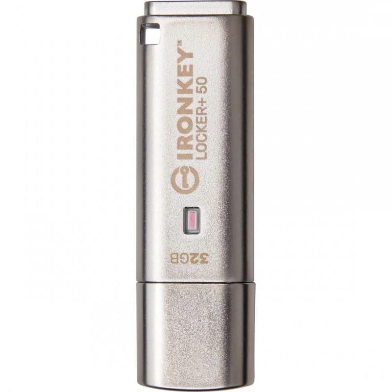 Флеш-накопичувач USB3.2 32GB Kingston IronKey Locker+ 50 (IKLP50/32GB)