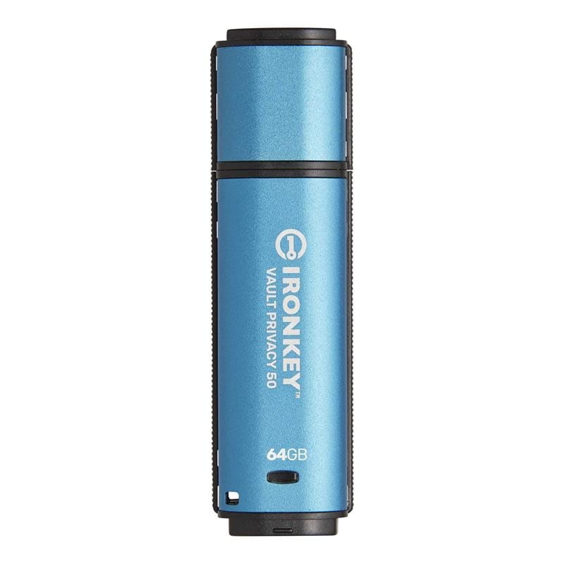 Флеш-накопитель USB3.2 64GB Kingston IronKey Vault Privacy 50 Type-A Blue (IKVP50/64GB)