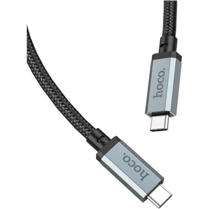 Кабель Hoco US05 USB Type-C - USB Type-C (M/M) (40Gbps), USB4, 100W, 2 м, Black (US052B)