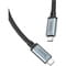 Фото - Кабель Hoco US05 USB Type-C - USB Type-C (M/M) (40Gbps), USB4, 100W, 2 м, Black (US052B) | click.ua