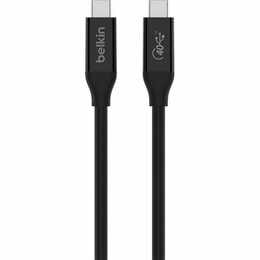 Кабель Belkin USB Type-C-USB Type-C (M/M), 40Gbps, 100W, 0.8 м, Black (INZ001BT0.8MBK)