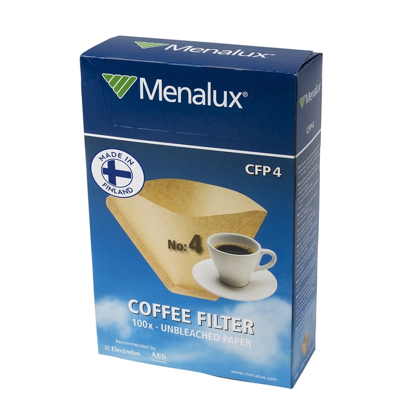 Фильтры для кофеварок капельного типа Menalux CFP 4 100 шт.