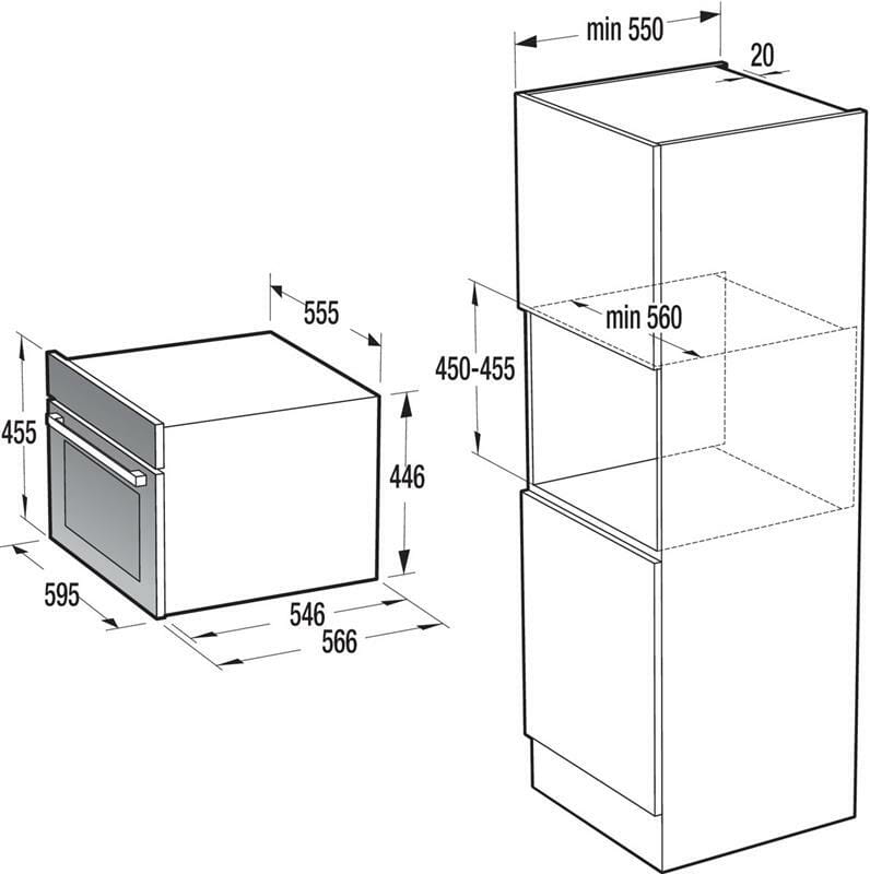 Духова шафа Gorenje BCM4547DG