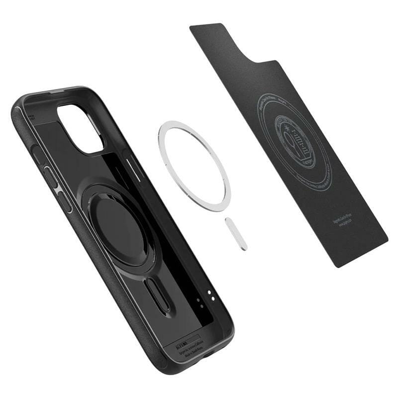 Чeхол-накладка Spigen Mag Armor MagFit для Apple iPhone 15 Matte Black (ACS06815)
