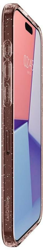 Чeхол-накладка Spigen Liquid Crystal Glitter для Apple iPhone 15 Pro Rose Quartz (ACS06702)