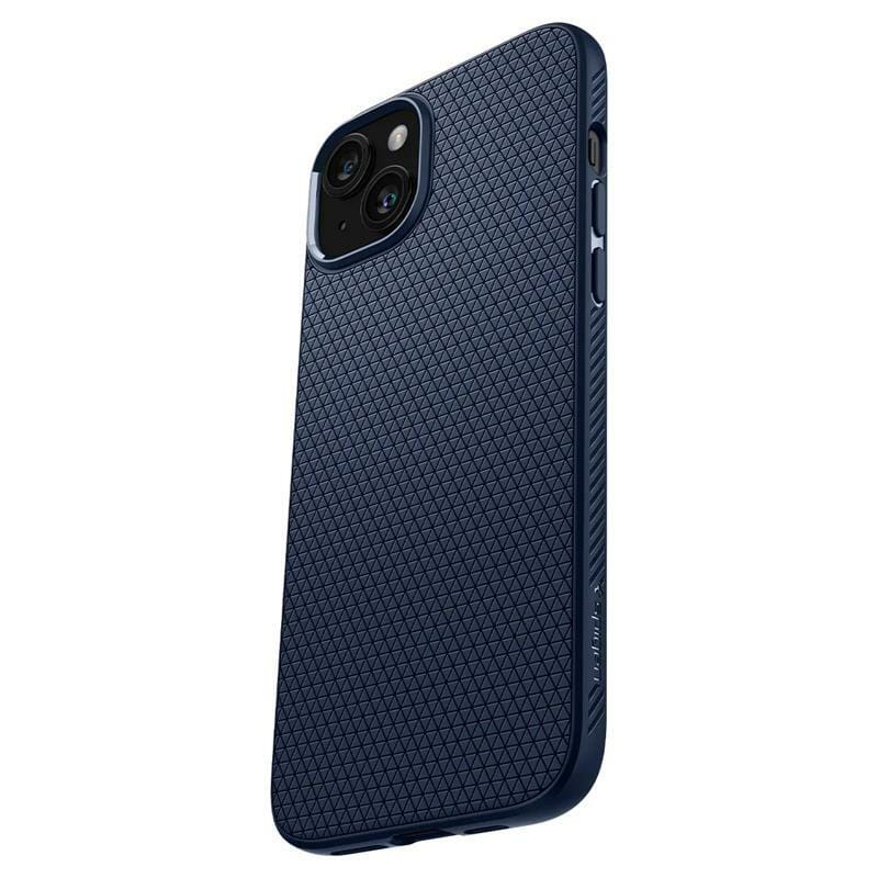 Чeхол-накладка Spigen Liquid Air для Apple iPhone 15 Plus Navy Blue (ACS06651)