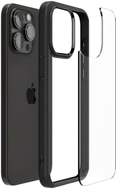 Чохол-накладка Spigen Ultra Hybrid для Apple iPhone 15 Pro Matte Black (ACS06713)