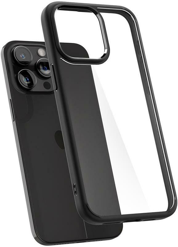 Чeхол-накладка Spigen Ultra Hybrid для Apple iPhone 15 Pro Matte Black (ACS06713)