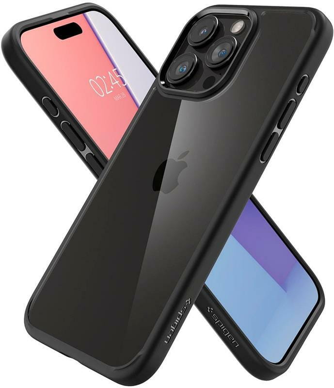 Чeхол-накладка Spigen Ultra Hybrid для Apple iPhone 15 Pro Matte Black (ACS06713)