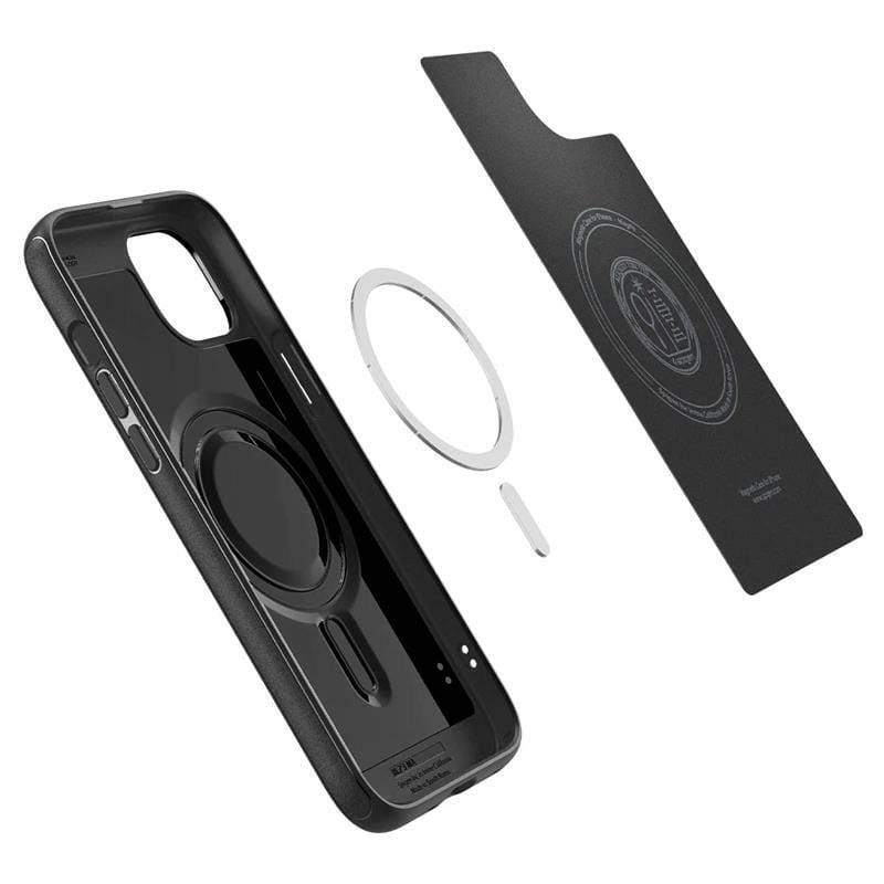 Чeхол-накладка Spigen Mag Armor MagFit для Apple iPhone 15 Plus Matte Black (ACS06671)
