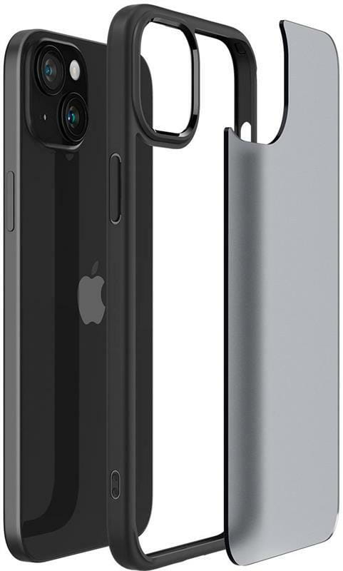 Чeхол-накладка Spigen Ultra Hybrid для Apple iPhone 15 Plus Frost Black (ACS06656)