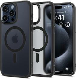 Чeхол-накладка Spigen Ultra Hybrid MagFit для Apple iPhone 15 Pro Max Frost Black (ACS06581)