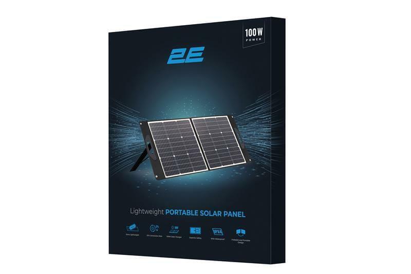 Портативна сонячна панель 2E 100W (2E-PSPLW100)