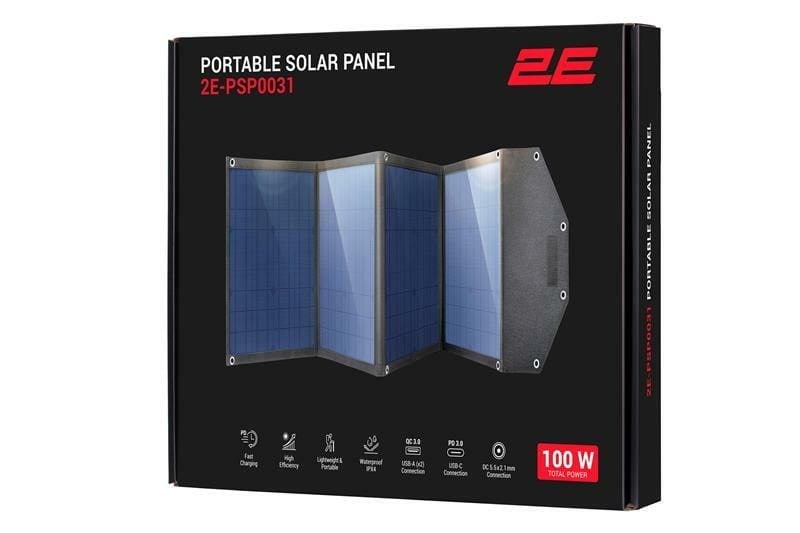 Портативна сонячна панель 2E 100W (2E-PSP0031)