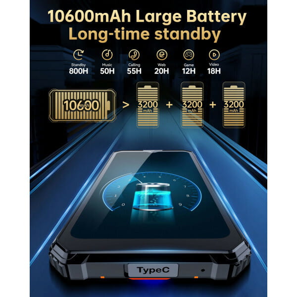 Смартфон Oukitel WP23 Pro 8/128GB Black