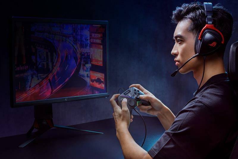 Геймпад Asus ROG Raikiri Pro Black (90GC00W0-BGP000)