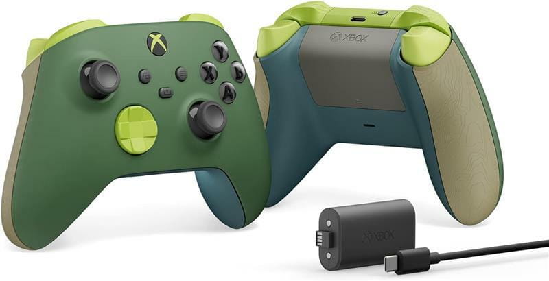 Геймпад Microsoft Xbox Wireless Controller Remix Special Edition Green (QAU-00114)