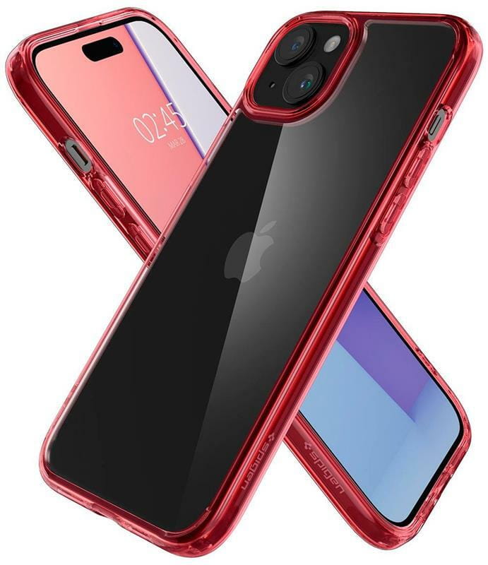 Чeхол-накладка Spigen Ultra Hybrid для Apple iPhone 15 Plus Red Crystal (ACS06654)