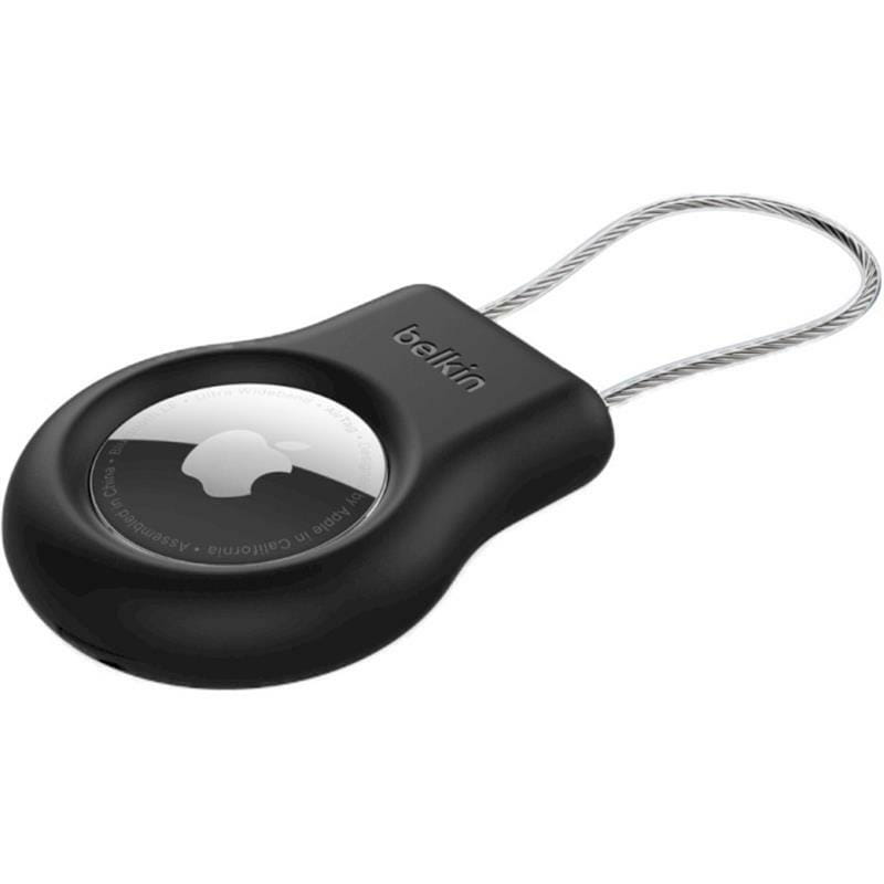 Чехол для трекера Belkin AirTag Secure Holder with Wire Cable Black (MSC009BTBK)