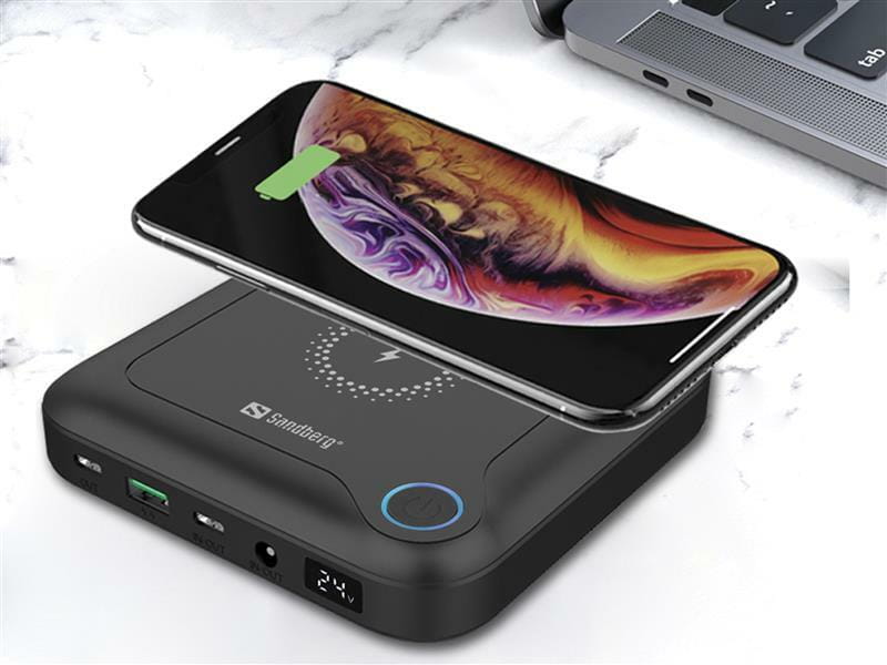 Универсальная мобильная батарея Sandberg All-in1 Laptop Powerbank 24000mAh Black (420-57)