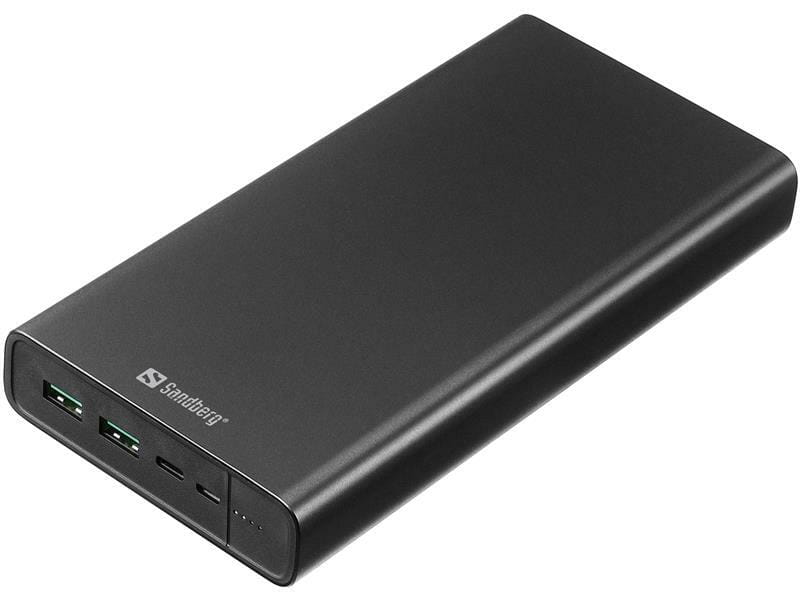 Универсальная мобильная батарея Sandberg Powerbank 38400mAh USB-C PD 100W Black (420-63)