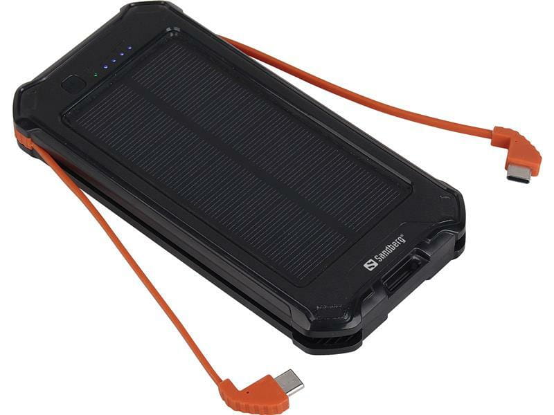 Универсальная мобильная батарея Sandberg 3in1 Solar Powerbank 10000mAh Black (420-72)