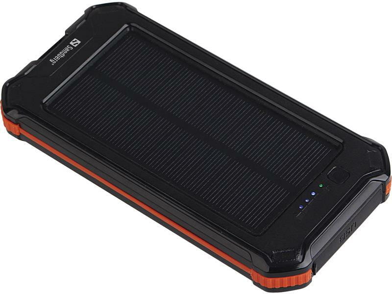 Універсальна мобільна батарея Sandberg 3in1 Solar Powerbank 10000mAh Black (420-72)