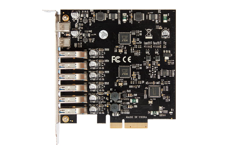 Плата розширення Frime PCI-E to USB3.2 Gen2 TYPE-A+C (6+2 порти) ASM3142+VL822 (ECF-PCIEtoUSB013)