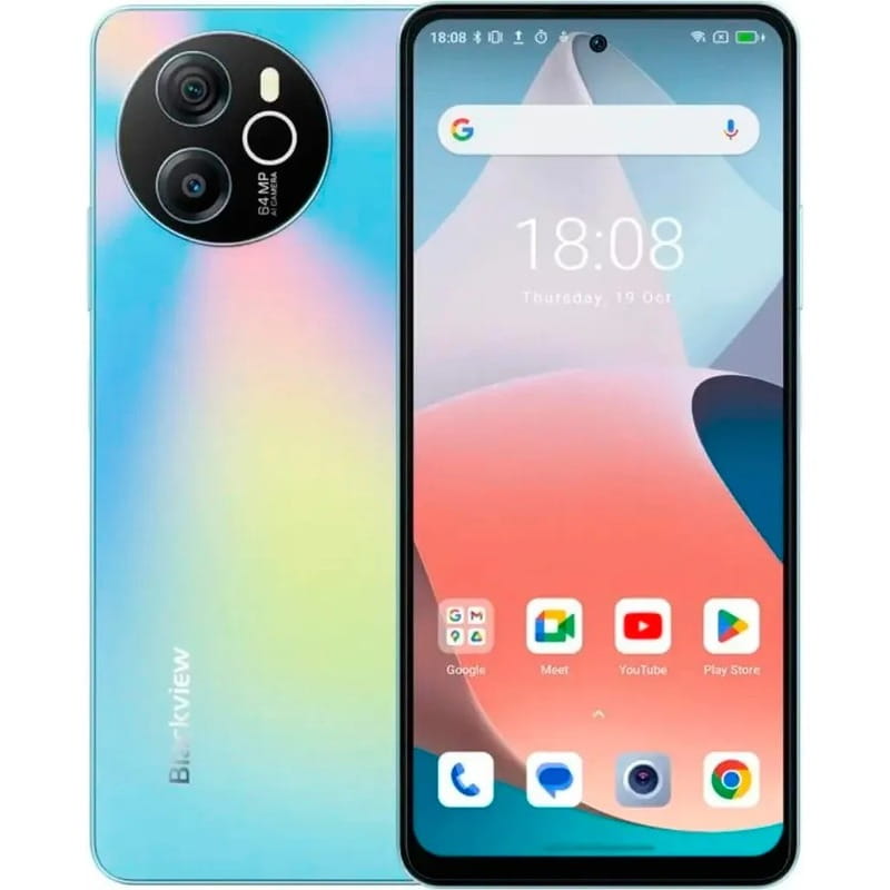 Смартфон Blackview Shark 8 8/128GB Dual Sim Blue (6931548315162)