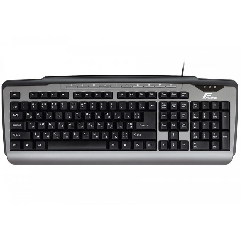 Клавіатура Frime Classic Keyboard Black-Silver USB (FKBB0323)