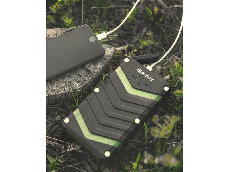 Універсальна мобільна батарея Sandberg Survivor Powerbank 20100mAh Black/Green (420-36)