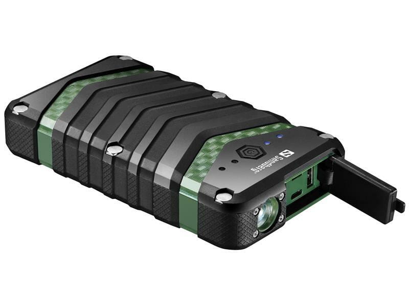 Універсальна мобільна батарея Sandberg Survivor Powerbank 20100mAh Black/Green (420-36)